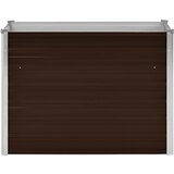  Povišena vrtna gredica smeđa 100 x 40 x 77 cm pocinčani čelik | shoptok.hr