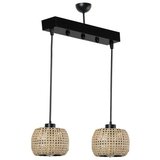 Opviq Tıger 2 li Sıralı rattan Sarkıt rattan chandelier | ePonuda.com
