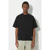 Carhartt WIP Pamučna majica S/S Link Script T-Shirt za muškarce, boja: crna, bez uzorka, I031373.0D2XX
