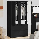 Ormarić s ladicama Crna 79,5 x 49 x 156 cm Konstrukcijsko drvo | shoptok.hr