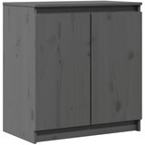  Bočni ormarić sivi 60 x 36 x 65 cm od masivne borovine | shoptok.hr