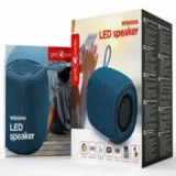 SPK-BT-LED-03-B RGB Bluetooth prenosni zvočnik moder