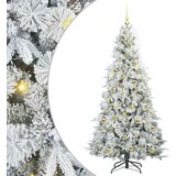 vidaXL Umjetno božićno drvce s nogom s stalakom Zelena 210 cm PE i PVC | shoptok.hr