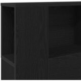  Glava kreveta s ormarićem Crni hrast 120 x 18.5 x 102.5 cm | shoptok.hr
