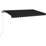 Tenda Automatska tenda sa senzorom za vjetar LED 450x350 cm antracit | shoptok.hr