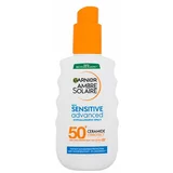 Garnier Ambre Solaire Sensitive Advanced Hypoallergenic Spray SPF50+ sprej za zaščito pred soncem za telo 150 ml