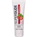 Hot Superglide Edible Waterbased Lubricant Strawberry 75ml
