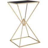 Mauro Ferretti Barski stol sa staklenom pločom stola 60x60 cm Piramid – u
