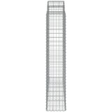  Lučne gabionske košare 11kom 200x50x200/220cm pocinčano željezo | shoptok.hr