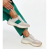 Gemre Gray-green leather Ganim sneakers | ePonuda.com