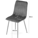 Lava stolica - zeleni baršun / zlatne noge x 4 | shoptok.hr