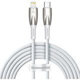 Baseus Glimmer USB-C/Lightning Fast Charge kabel, Bel, 2m | Shoptok.si