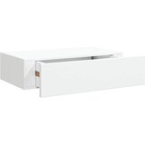  Zidne police s ladicom 2 kom bijele 40 x 23,5 x 10 cm MDF | Eponuda.ba