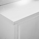  Radni stol s kliznim vratima 120 x 50 x (95 - 97) cm od čelika | shoptok.hr