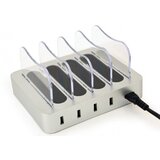Gembird USB punjač za istovremeno punjenje 4 uređaja EG-U4C4A-01 Cene