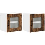  Zidni kuhinjski ormarić 2 pcs Dimljeni hrast 40 x 31 x 40 cm | shoptok.hr