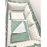 Zoreti_Kids posteljina za bebe zelena Cene