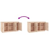 vidaXL komoda 111x34x60 cm trdna borovina | Shoptok.si
