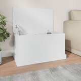 vidaXL Kutija za pohranu bijela 70 x 40 x 38 cm od konstruiranog drva Cijene