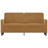  Dvosjed smeđi 140 cm baršunasti | Eponuda.com