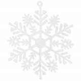 springos set božićnih ukrasa "Snježne pahulje", 10 cm, 12 komada, srebrne | shoptok.hr