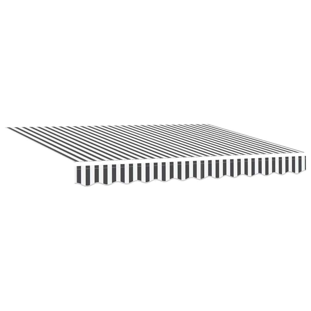  Skrovita tenda Antracit 250 x 200 cm tkanina - Antracit i bijela (bijeli okvir) 2 5 x 2 m Ručna | shoptok.hr