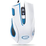 Esperanza Miš ESPERANZA GAMING HAWK 7D MX401, WHITE-BLUE, 2400dpi, double-click, ergonomic, EGM401WB | Eponuda.ba