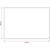  Tkanina za stol Pravokutni Vinska crvena 110 x 140 cm | shoptok.hr