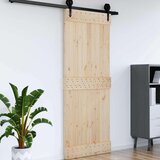  Vrata NARVIK Naravna 90 x 210 cm Masiven borov les, (5000215414) | Shoptok.si