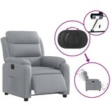  Električni naslonjač od tkanine svjetlosivi | shoptok.hr