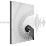 Slika - White Stairs (1 Part) Vertical 40x60 Akustična | shoptok.hr