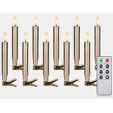 Brilagi LED Osvetljenje za jelku 10xLED/10xAAA zlatno+ daljinsko upravljanje | Eponuda.com