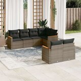  7-dijelni set vrtnih sofa sivi od poliratana | shoptok.hr