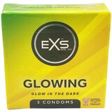EXS Glow - veganski svjetleći kondomi (3 kom) | shoptok.hr