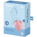Satisfyer Cutie Heart Air Pulsation Stimulator sa vibracijom Cene