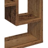  Zidna polica od starog drva 36x16x90 cm, inženjerski izrađeno drvo | shoptok.hr