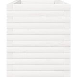  Vrtna sadilica bijela 90x40x45,5 cm od masivne borovine | shoptok.hr