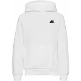 Nike Sportswear Sweater majica 'Club Fleece' crna / bijela