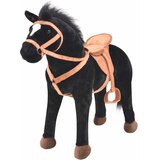 Samostojeći plišani konj crni | shoptok.hr