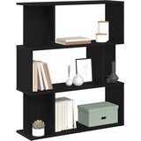  Polica za knjige crni hrast 80x24x96 cm Inženirsko drvo | Shoptok.si
