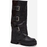 Boto Insulated Women's Boots with Silver Clamps Black Isavine | Shoptok.si