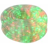  Božićno LED svjetlosno crijevo 480 LED lampica Crvena Zelena - Crvena i zelena 20 m | shoptok.hr