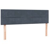  Box spring posteljni z vzmetnico temno siv 160x210 cm žamet, (21829676) | Shoptok.si