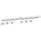 SPOT svetlo u šinskom sistemu PIPE 6xGU10/10W/230V, crno | Eponuda.com