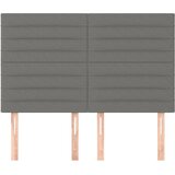  Uzglavlje tamno sivo 144x5x118/128 cm tkanina | Eponuda.com