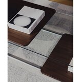 Kave Home Temno rjava klubska mizica s stekleno mizno ploščo 60x140 cm Tarsel – | Shoptok.si