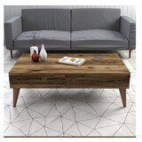 Hanah home set za dnevnu sobu valensiya walnut u