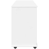  Gležnji kabinet Bela 100 x 39 x 65,5 cm Masivno borovo les, (5000232316) | Shoptok.si