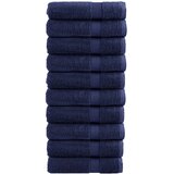  Ručnici za kupanje SOLUND 10 kom modri 100 x 150 cm 600 gsm | shoptok.hr