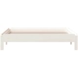  Složivi krevet bijeli 100 x 200 cm od masivne borovine | shoptok.hr